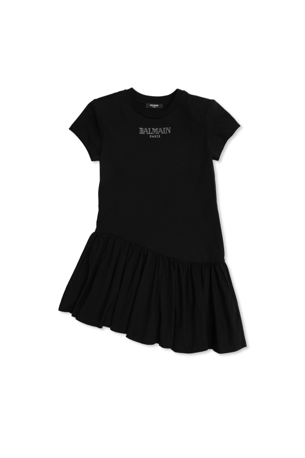 Balmain Kids Dress with logo