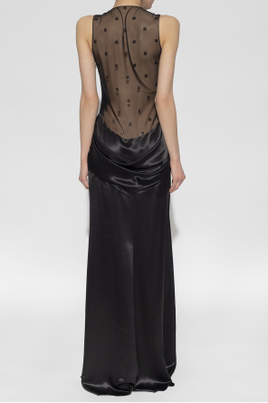 Givenchy Zip Dress with transparent insert