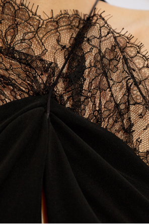 Givenchy Sukienka z koronkowym wykończeniem
