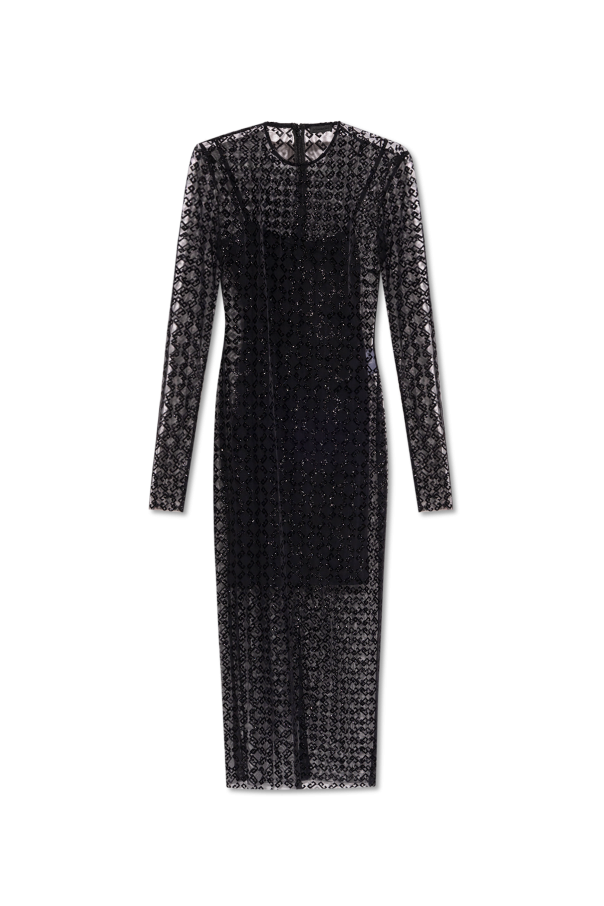 Givenchy Dress with monogram and glitter finish