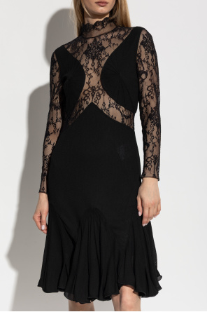 Givenchy Vestido con inserciones de encaje