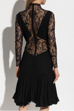 Givenchy Vestido con inserciones de encaje