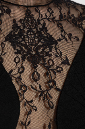 Givenchy Vestido con inserciones de encaje