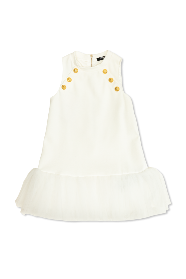 Balmain Kids Dress with buttons