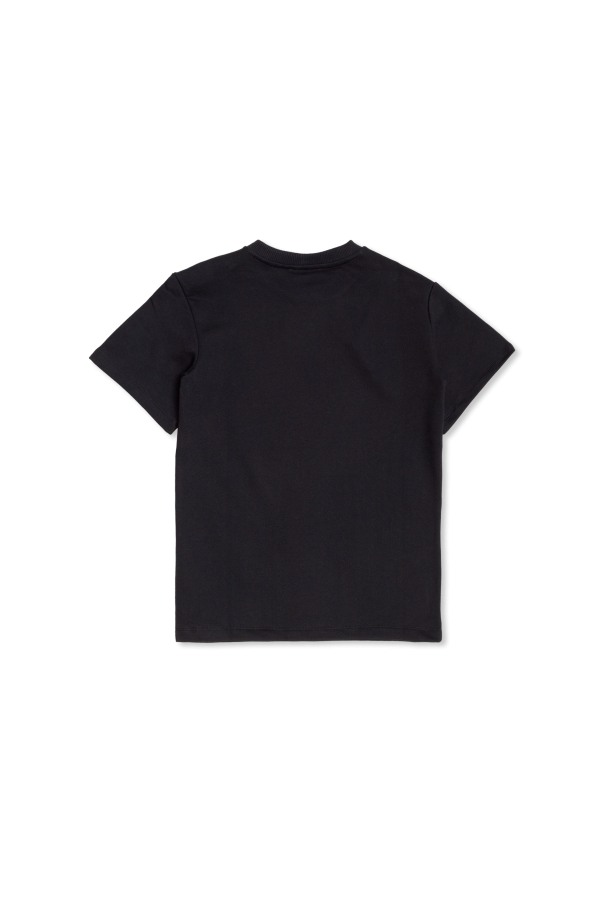 Balmain Kids Vestido con logo estampado