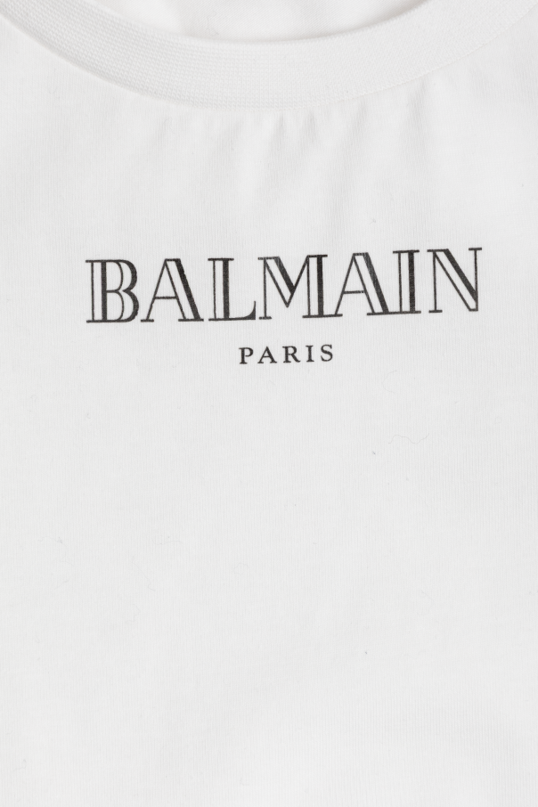 Balmain Kids Dress with logo
