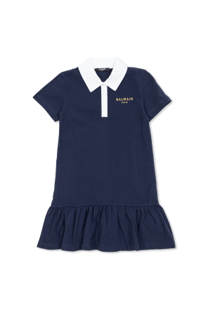 Vestido polo con logo bordado