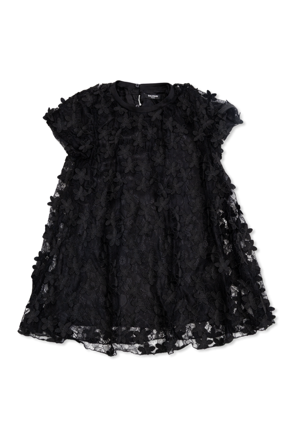 Floral print dress od Balmain Kids