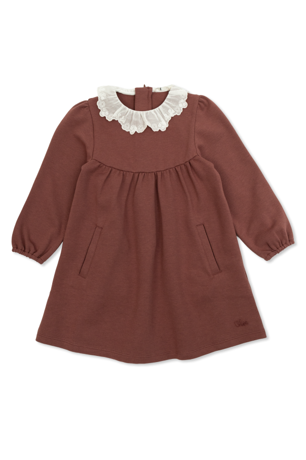 Dress with collar od Chloé Kids