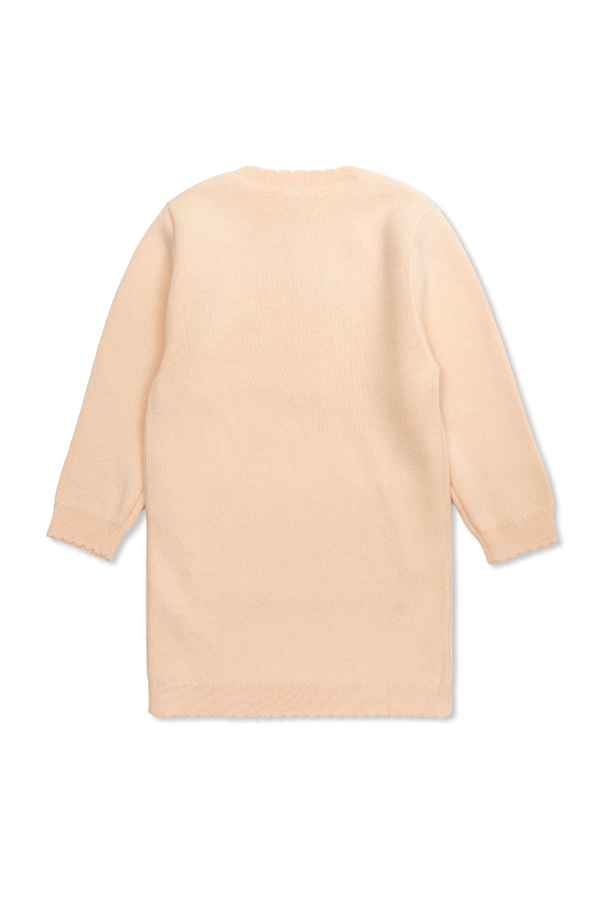 Chloé Kids Baumwollkleid mit Tasche
