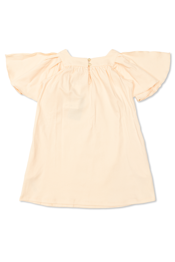 Chloé Kids Baumwollkleid