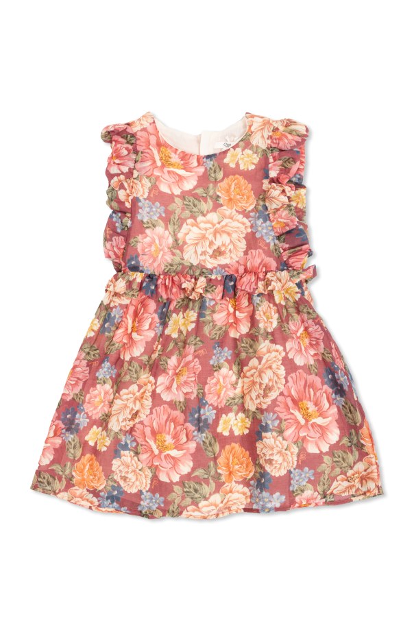 Floral print dress od Chloé Kids