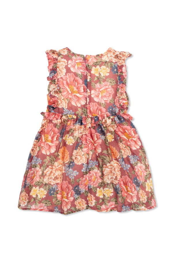 Chloé Kids Vestido con estampado floral