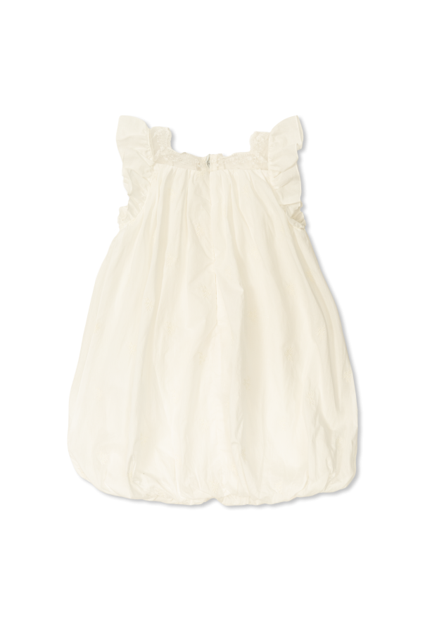 Chloé Kids Dress with lace trim