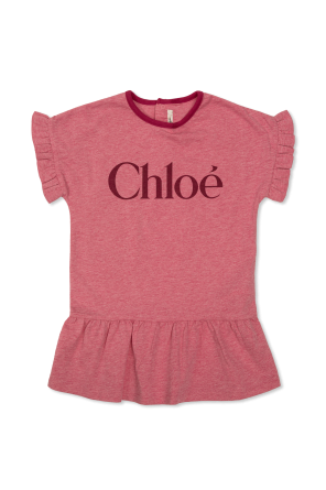 Dress with logo