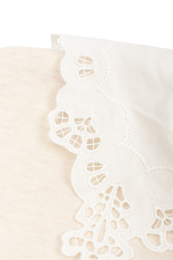 Chloé Kids Vestido com gola