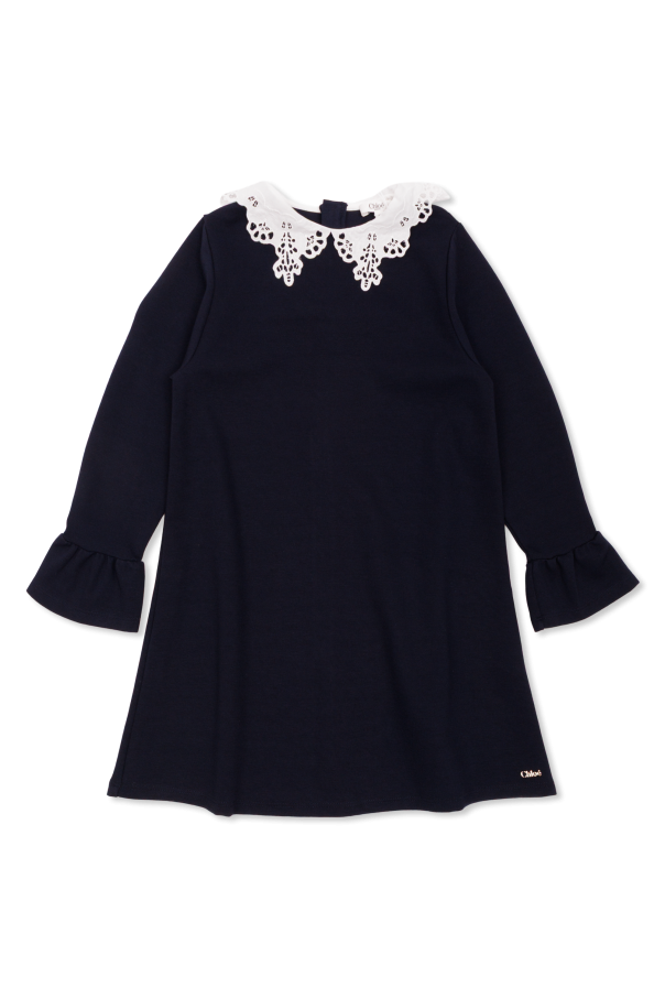 Dress with collar od Chloé Kids