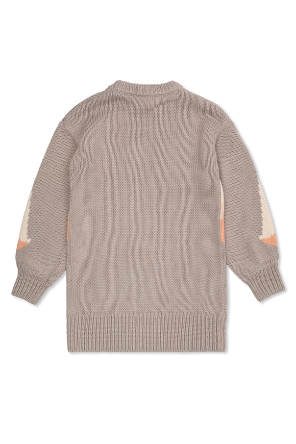 Chloé Kids Vestido con logo