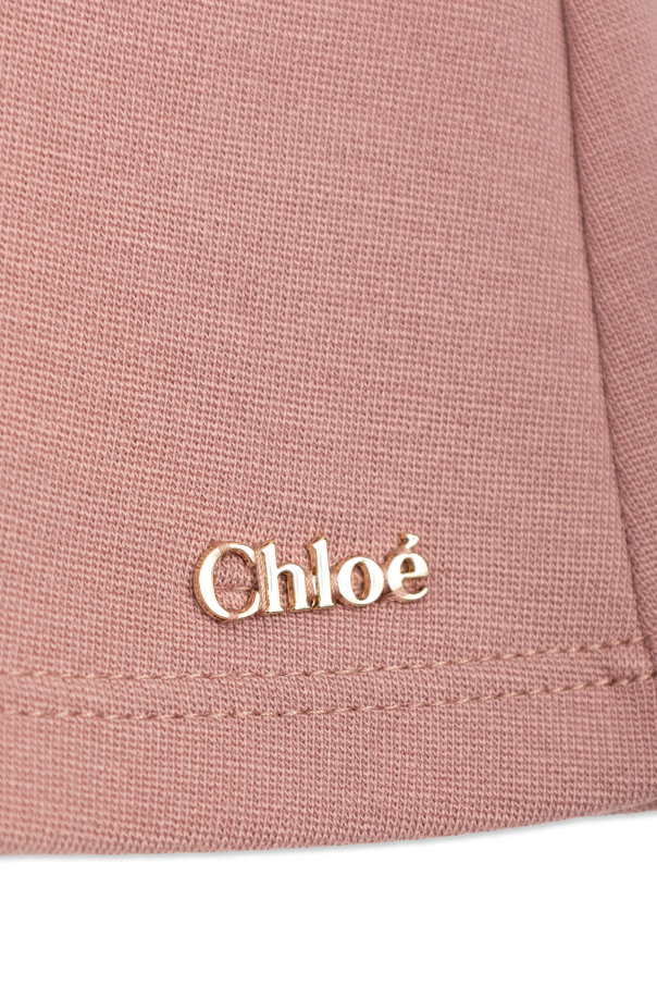 Chloé Kids Vestido de mangas compridas