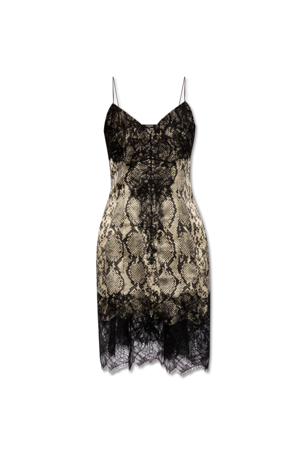Dress with animal motif od Balmain
