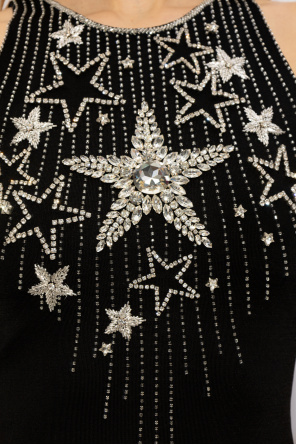 Balmain Dress with sparkling appliqués