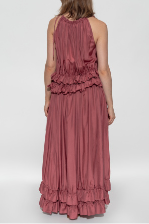 Chloé Silk dress with ruffles