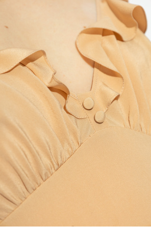 Chloé Silk dress with ruffles