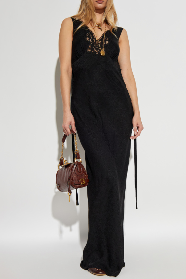 Chloé Dress with lace insert at the neckline