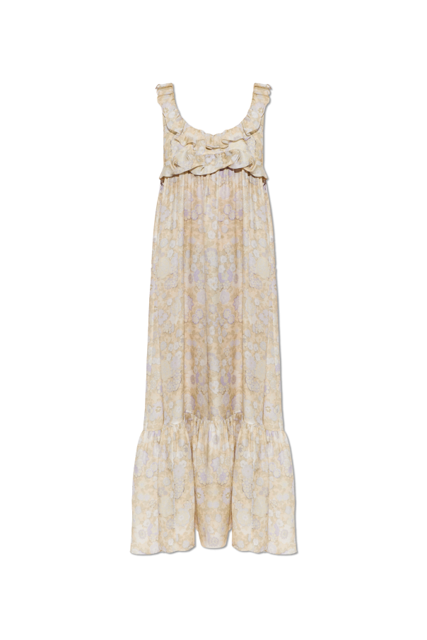 Silk dress with floral motif od Chloé