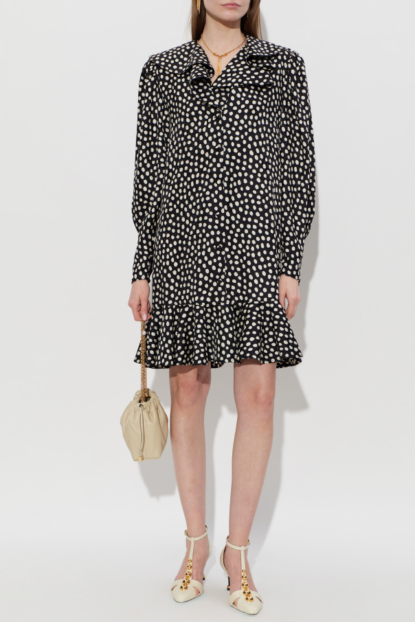 Chloé Silk polka dot dress