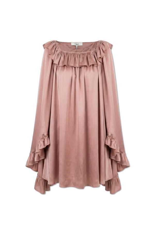 Silk dress with ruffles od Chloé