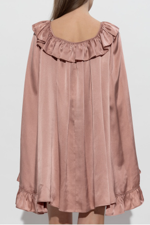 Chloé Silk dress with ruffles