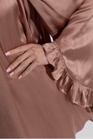 Chloé Silk dress with ruffles