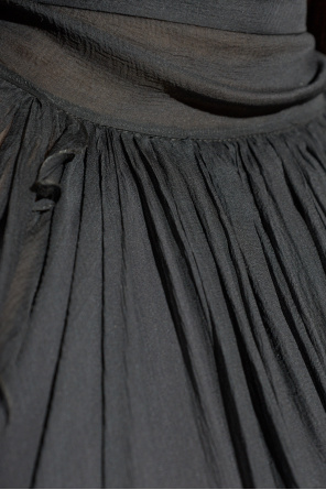 Chloé Vestido de seda con volantes