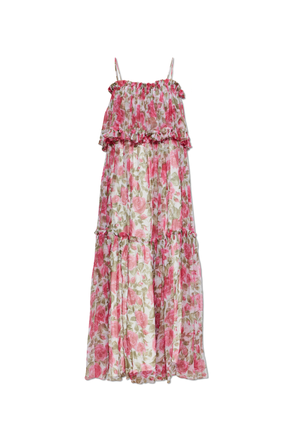 Silk dress with floral motif od Chloé