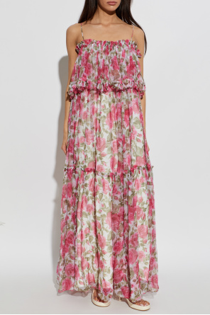 Chloé Silk dress with floral motif