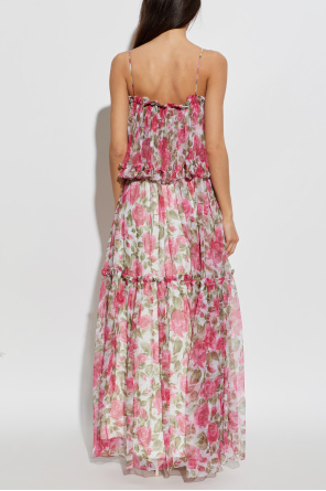 Chloé Silk dress with floral motif