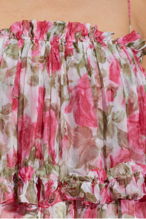 Chloé Silk dress with floral motif