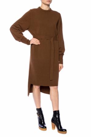 Asymmetrical long sleeve dress od Chloé