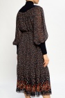 Chloé Silk dress with band collar