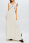 Chloé cream Maxi dress with stitching details