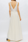 Chloé cream Maxi dress with stitching details