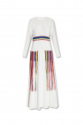 Chloé Linen dress with decorative pockets