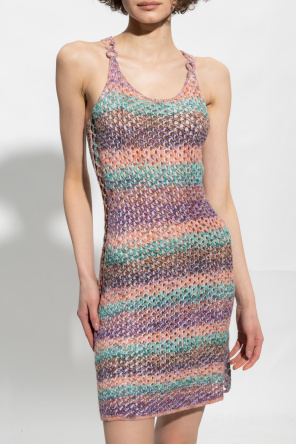 Chloé Semi-sheer slip dress