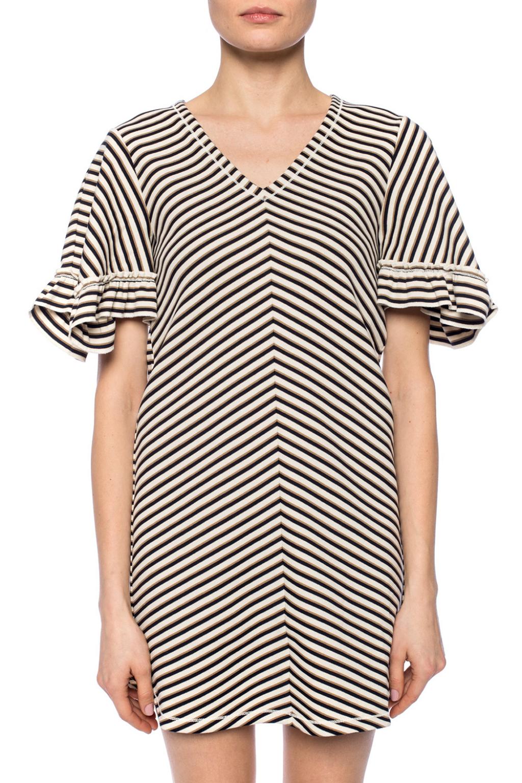 see by chloe striped dress