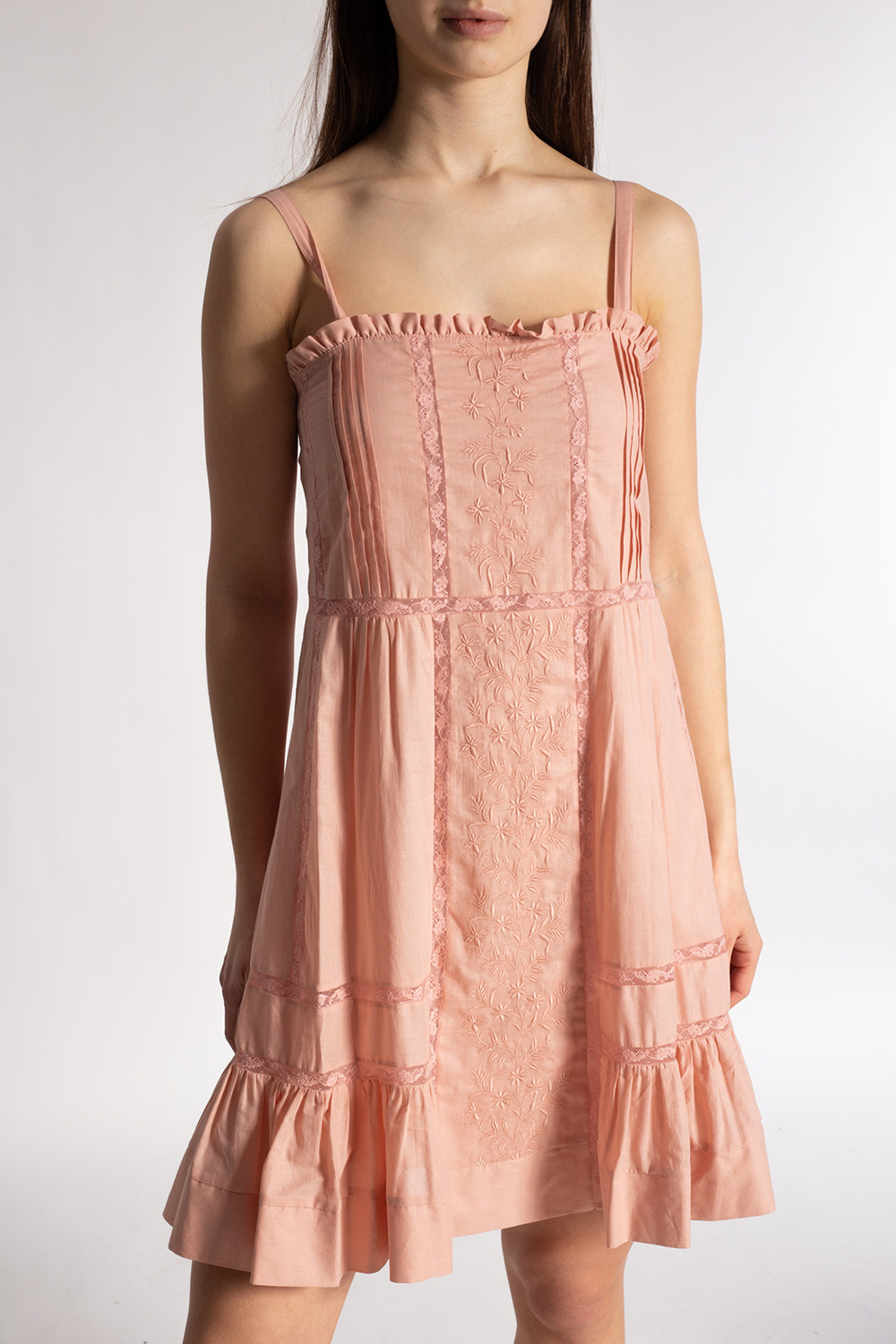 see by chloe embroidered dress