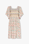 see by chloe floral silk shirt minidress