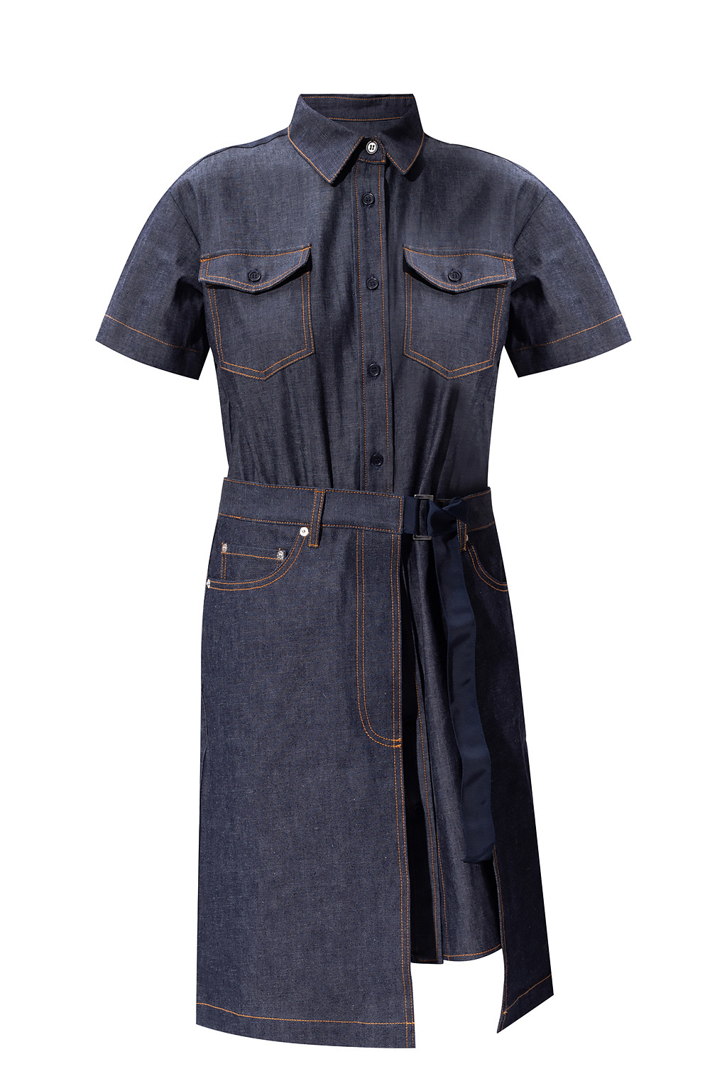 sacai denim dress
