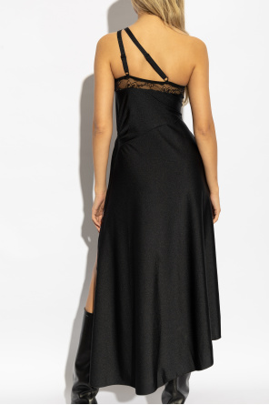 Coperni Satin dress with lace trim