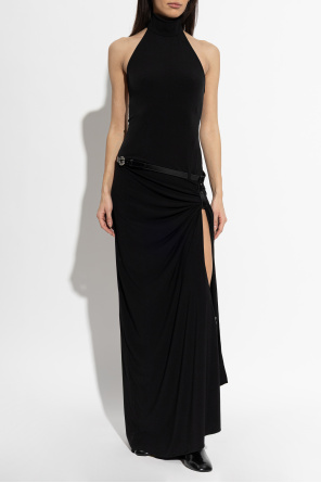 Coperni Sukienka z odkrytymi plecami i golfem